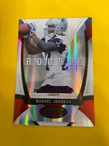 53952 2009 Espejo Rojo Certificado #177 Manuel Johnson Vaqueros Novato #78/250 - Imagen 1 de 3
