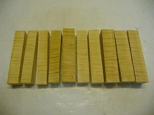 Riegelahornholz Pen Blanks; 10 Stück Schreibgeräte drechseln - Bild 1 von 1