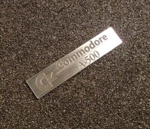 Commodore Amiga 500 Label / Logo / Sticker / Badge 68 x 14 mm [246] - Picture 1 of 4