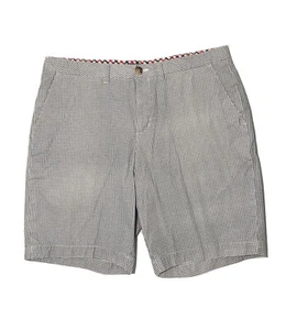 Ben Sherman Golf Shorts Mens Sz 36. Blue & White Checkered Print. Clean & Crisp! - Picture 1 of 10