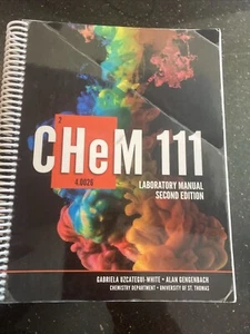 CHEM 111L-LAB MANUAL (REVISED), Like New Used, Free shipping in the US - Bild 1 von 9