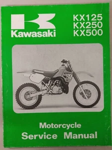 Kawasaki KX500 ecc original 1987 Shop Manual,Werkstatthandbuch,manuale officina - Bild 1 von 4