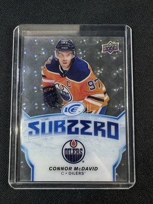 CONNOR MCDAVID 2018-19 UD ICE HOCKEY SUBZERO CLEAR CUT #SZ-12 - Image 1 of 2