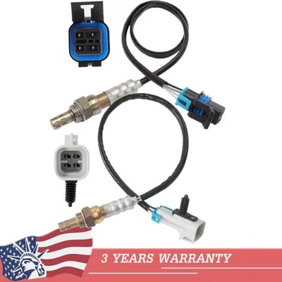 Sensor de oxígeno 2 piezas para 01-03 Oldsmobile Alero Chevrolet Malibu Pontiac Grand Am Foto 1 de 4