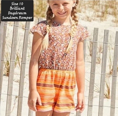 NWOT Matilda Jane Brilliant Daydream Sundown Romper Size 10 - Image 1 of 4