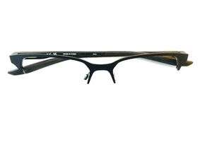Montatura occhiali da vista Nike 8049 002 nero quadrato mezzo cerchio corno 53-17-140 senza lenti - Foto 1 di 3