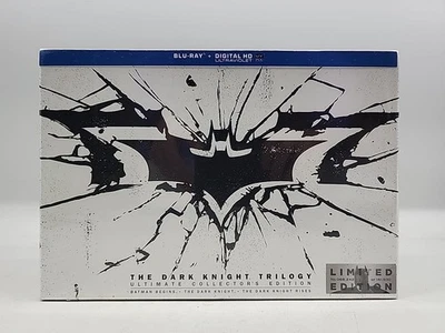 The Dark Knight Trilogy: Ultimate Collectors Edition Limited Blu Ray NEW SEALED - Image 1 of 3