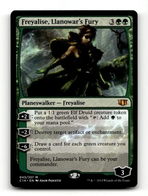 Freyalise, Llanowar's Fury Commander 2014 #43 Mythic - Image 1 of 2