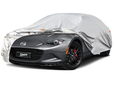 For Mazda Miata MX-5 (1990-2025) Waterproof Car Cover 6 Layers All Weather Prote Foto 1 de 4