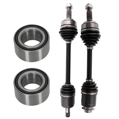 Front LH&RH CV Axle Shaft+Bearings Set for Honda CR-V 2.4L 2007-2014 - Image 1 of 4