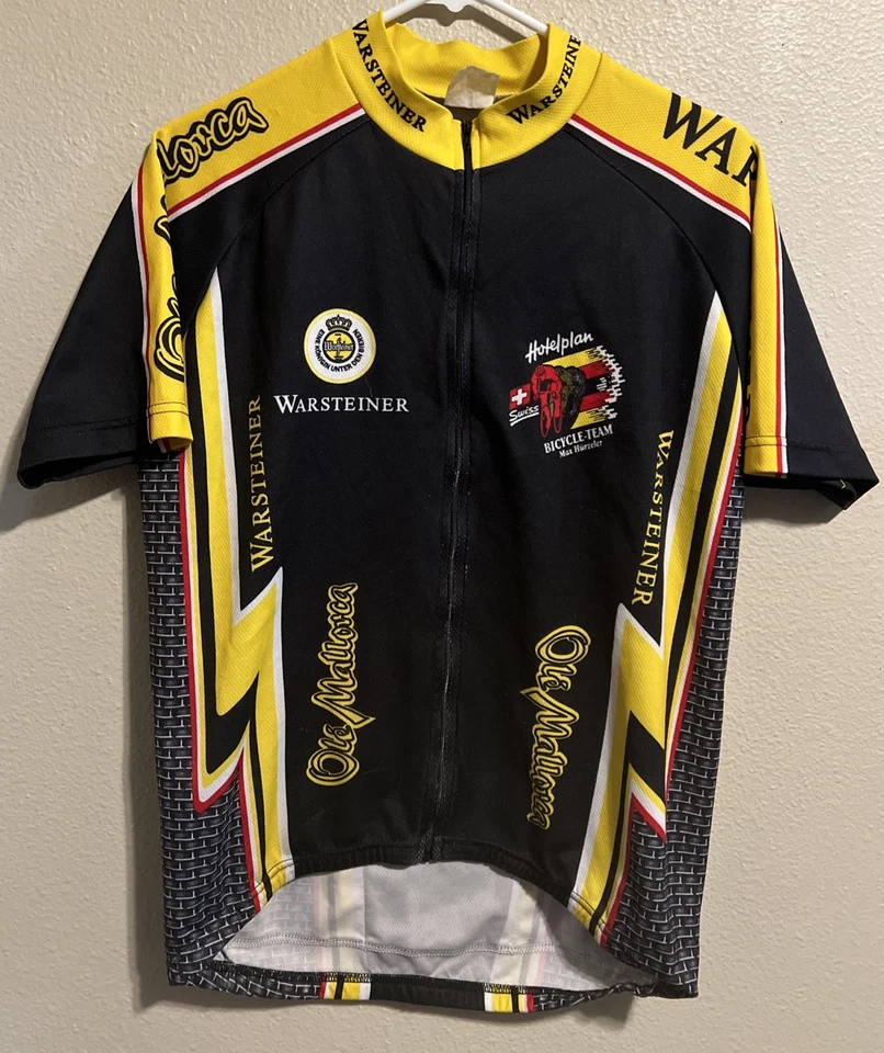 Camisa de bicicleta Warsteiner S428 para hombre talla M BW Bicycle Team Max Hurzele Foto 1 de 4