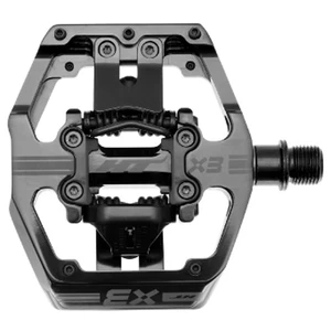 HT Pedals X3 Clipless Platform Pedals, CrMo - Stealth Black - Picture 1 of 1