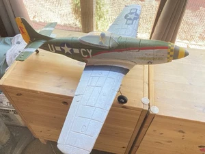 P-51D Mustang 39” WS Parkzone Motor ESC all Servos Work No Tx No Rx No Propeller - Picture 1 of 5