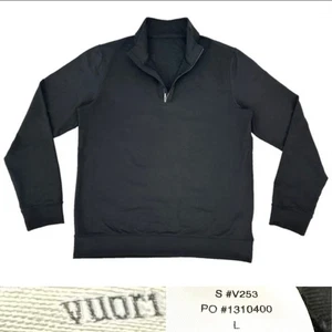 Vuori Coronado Half Zip Pullover Men Sz Large Gray V253 Stretch Performance knit - Picture 1 of 24