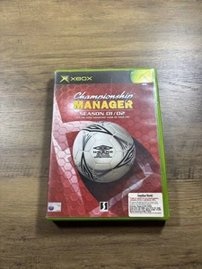 Championship Manager Season 01/02 - Microsoft Xbox - Complete with Manual - Picture 1 of 4
