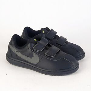 Nike Black Court Kids Trainer Size: UK 12