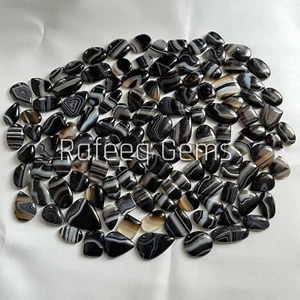Natural Banded Agate Cabochon Loose Top Quality Gemstone For Jewelry Making - Picture 1 of 11