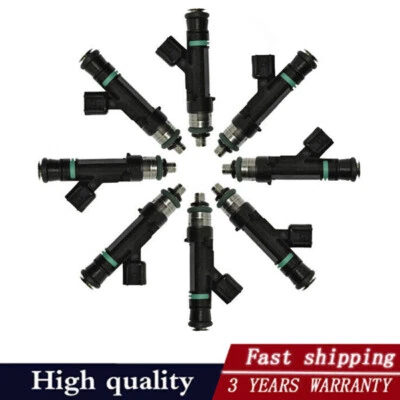 Juego de 8 inyectores de combustible nuevos 9L3Z9F593B para Lincoln Navigator 2009-2014 5,4 L V8 EE. UU. Foto 1 de 4