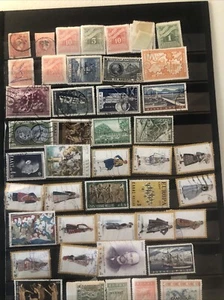 Collection Of Foreign On Pages Cards Mint Used Greece - Picture 1 of 18