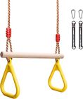 YOHOOLYO Trapeze Bar Swing Set Hanging Bar Rings for Kids 18