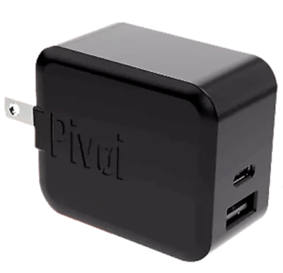 Lote Adaptador de Corriente USB Doble Puertos 3.0A PD Tipo C Cargador de Pared Enchufe Universal Foto 1 de 4