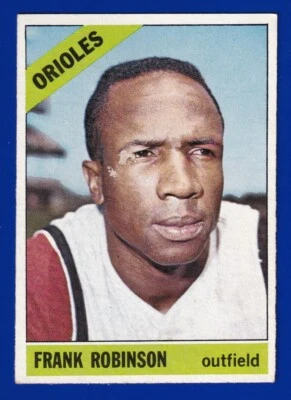 FRANK ROBINSON reds orioles 1966 TOPPS #310 NO CREASES - Image 1 of 2