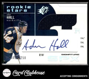 2002-03 SPx #154 Adam Hall Auto /1250 - Picture 1 of 2