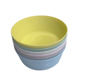 Ikea Pack of 6 Children’s Colorful Bowls, Durable and Fun for Kids’ Meals - Picture 1 of 8