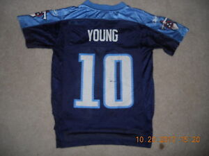 Tennessee Titans Football Reebok Jersey #10 Vince Young QB Small Texas Longhorns
