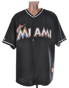 BASEBALL MIAMI MARLINS SHIRT JERSEY SIZE XL MAJESTIC - Picture 1 of 6