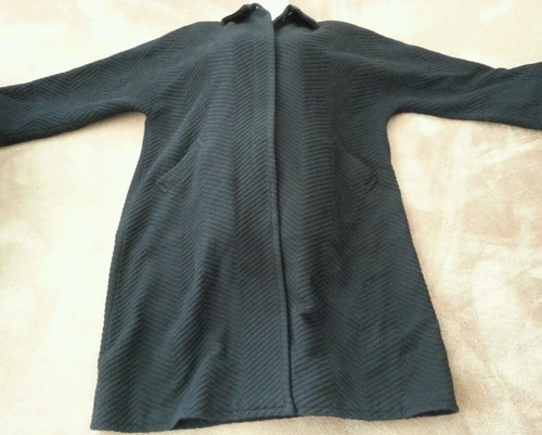 $4000 Autentico Gucci cappotto lungo donna lana nero taglia 40