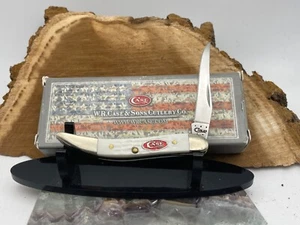 Case XX 610096 "Tiny Toothpick" Single blade folder white Delrin--1826.24 - Picture 1 of 7