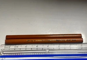 VINTAGE L&C Hardtmuth Skizzenstift 355 6B Oval Square Lead Carpenter USA - Bild 1 von 3