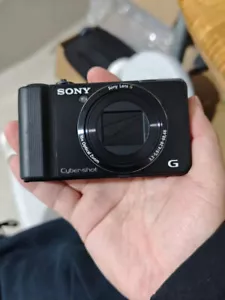Sony DSC-HX9V Cyber shot 16.2MP 16X Optical Zoom Digital Camera Black - 90% NEW - Picture 1 of 4