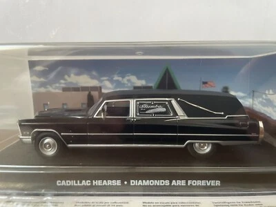 CADILLAC HEARSE #88 007 James Bond Collection DieCast Model DIAMONDS ARE FOREVER - Image 1 of 4