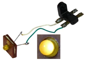 Original LED indicator for radio receiver EKD 300 RFT DDR [24]D - Zdjęcie 1 z 10