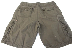 Public Opinion Men's 36W x 11L Brown Cargo Shorts #D058 - Picture 1 of 3