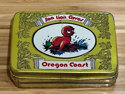2 barajas completas de cartas de colección en estuche de hojalata Sea Lion Caves Oregon Coast Foto 1 de 3
