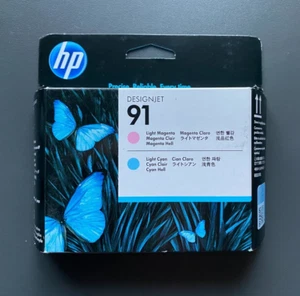Cabezal de impresión HP 91 original - MAGENTA CLARO Y CIAN CLARO (IVA INCLUIDO) EN CAJA 2024 - Imagen 1 de 1