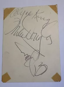 Autograph Page Of 3 Celebrities Mike Douglas(T V Host) Dr. Ruth And Alyce King - Picture 1 of 4