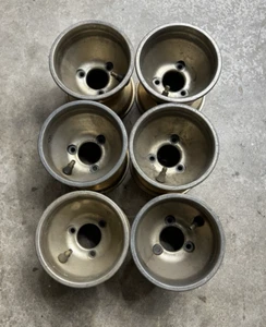 Set of 6 - Techno 130mm Kart Rim Wheel, 52mm Offset USED - Afbeelding 1 van 6