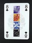 1 x playing card Royal Mail Scotland stamps 2003 set ≠ 8 of Clubs