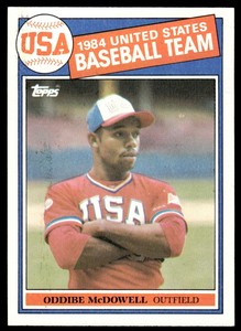 1985 TOPPS ODDIBE MCDOWELL RC USA #400