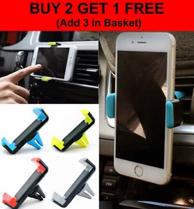 Universal 360° Rotating Car Mobile Phone Holder Air Vent Mount Cradle for GPS UK - Picture 1 of 9