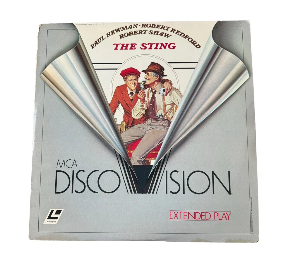 The Sting-Laserdisc-MCA Disco Vision Extended Play - Paul Newman, Robert Redford Foto 1 de 4