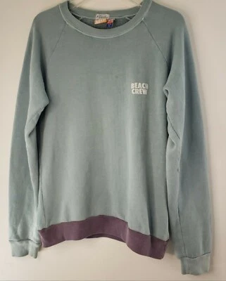 Opening Ceremony Green Beach  Crew Sweatshirt Sz. M   VTG  - Image 1 of 4