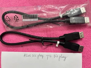 Lot 2  Asus Display port to Display port Adapter cable , ORIGINAL - Picture 1 of 1