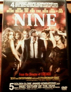 Nine (DVD, 2010) Nicole Kidman Fergie Daniel Day-Lewis Sopia Loren - Picture 1 of 1