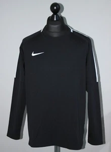 Nike Hombre Entrenamiento Negro Lanza Deporte Fútbol Suéter Talla L - Imagen 1 de 7