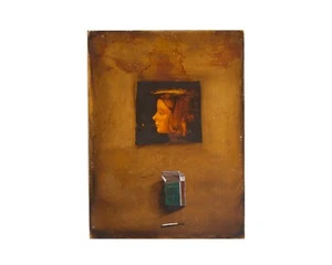 Pintura al óleo sobre lienzo firmada por Yacov Feldman Trompe L’Oeil - Imagen 1 de 9